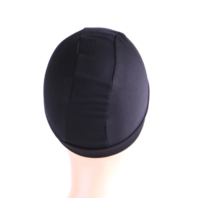 Black Spandex Dome Cap 1 (3)