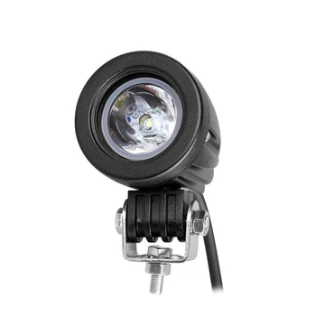 

1 piece Free Shipping ECAHAYAKU Automotive 12v 24v DC 2 inch Round Led Work Light Brightness 10W for Motorcycle ATV Off road SUV