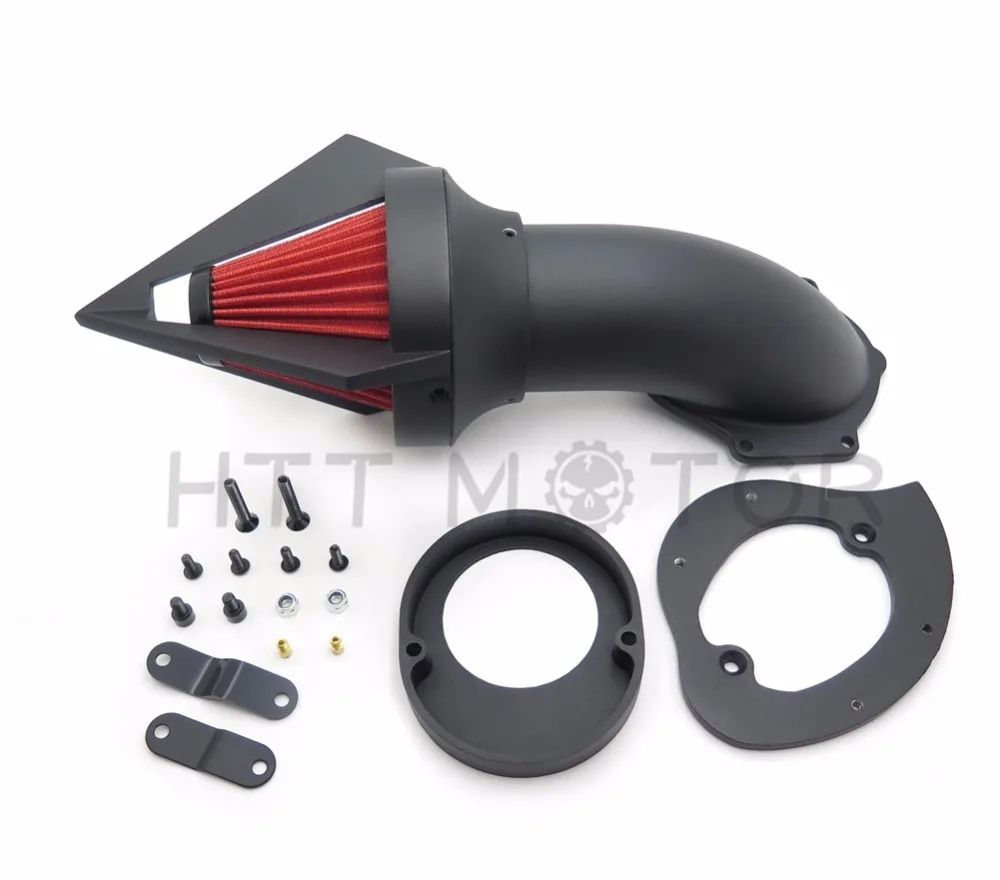 Aftermarket мотоцикл части Конус Спайк Воздухоочиститель комплект для Yamaha Vstar V-Star 650 весь год 1986-2012 черный