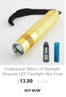 365nm светодиодный фонарик УФ Torch Light ультрафиолетовый свет blacklight УФ-лампы для маркера Checker обнаружения