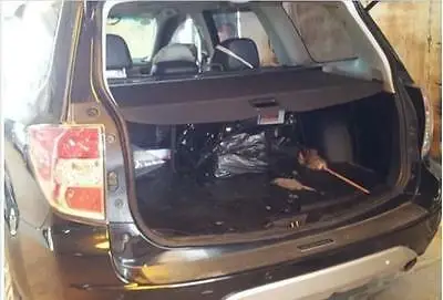 

Trunk Shade BLACK Rear Cargo Cover For Subaru Forester 2009 2010 2011 2012