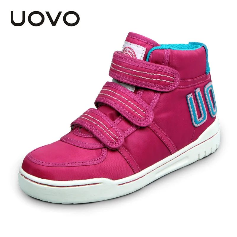 UOVO/ детская обувь средней длины; Туфли-оксфорды для мальчиков; кроссовки на плоской подошве для девочек; Tenis Infantil Chanssure Enfant; детская обувь для мальчиков