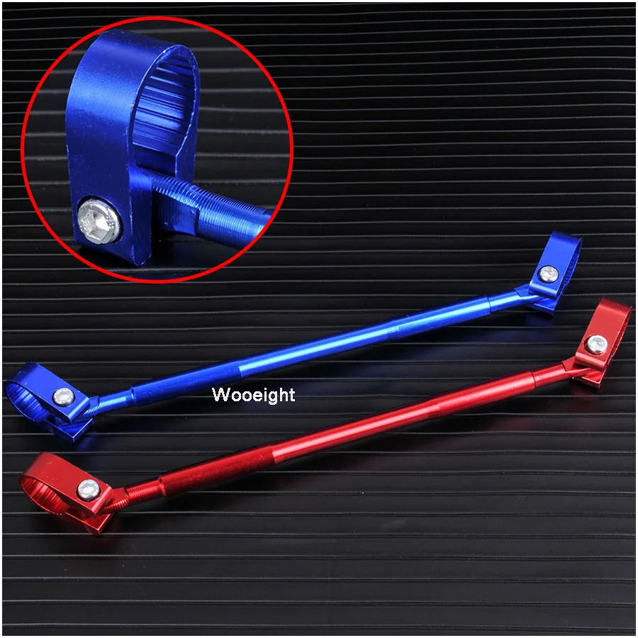 Wooieght 22mm Universal Motorcycle Motorbike Handlebar Trolley Adjustable Rod Balance Bar Cross Handle Reinforce Grips (7)