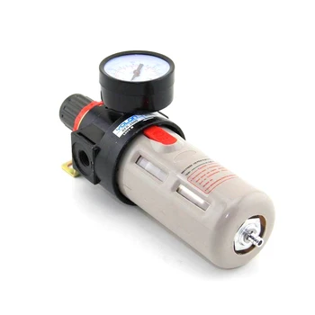 

BFR-2000 Adjustable Polycarbonate Air Pneumatic Filter Regulator 1/4"PT