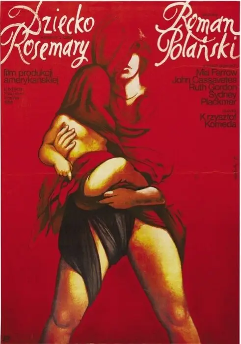 

N0518 ROSEMARYS BABY Movie Horror Satanic Exorcist Polish Polanski Wall Sticker Silk Fabric Poster Art Indoor Decor Bright