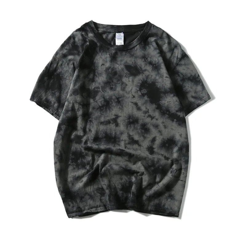 

Fashion Hip Hop T-shirt Men tie-dyed Print t shirt Casual Tee shirt Tops Short Sleeve Pure Cotton Slim tshirt men Brand Clothing