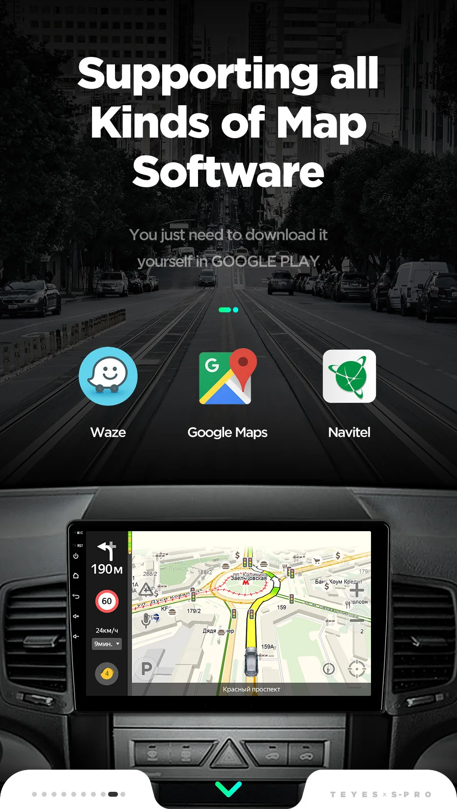 Best TEYES SPRO Car Radio Multimedia Video Player Navigation GPS Android 8.1 For KIA Sorento 2 XM Sedan DVD 2009 2010 2011 2012 19