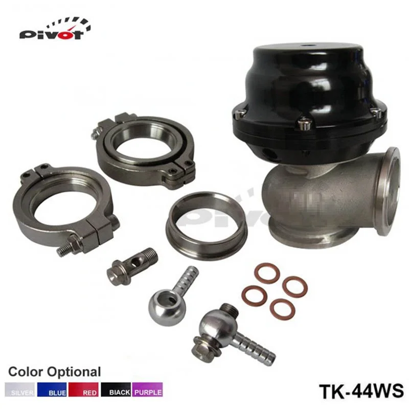 PIVOT- MVR 44mm V Band External Wastegate Kit 24PSI  (Default color is Black) TK-44WS