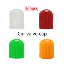 100pcs Fashion Plastic Auto Car Bike Motorcycle Truck wheel Tire Valve Stem Caps Car Electronics Accessories