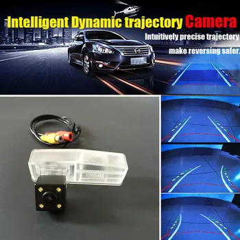 

HD CCD Night Vision Waterproof Car Intelligent Reverse Trajectory Rearview Parking Backup Camera For TOYOTA RAV4 RAV 4 2013~2015