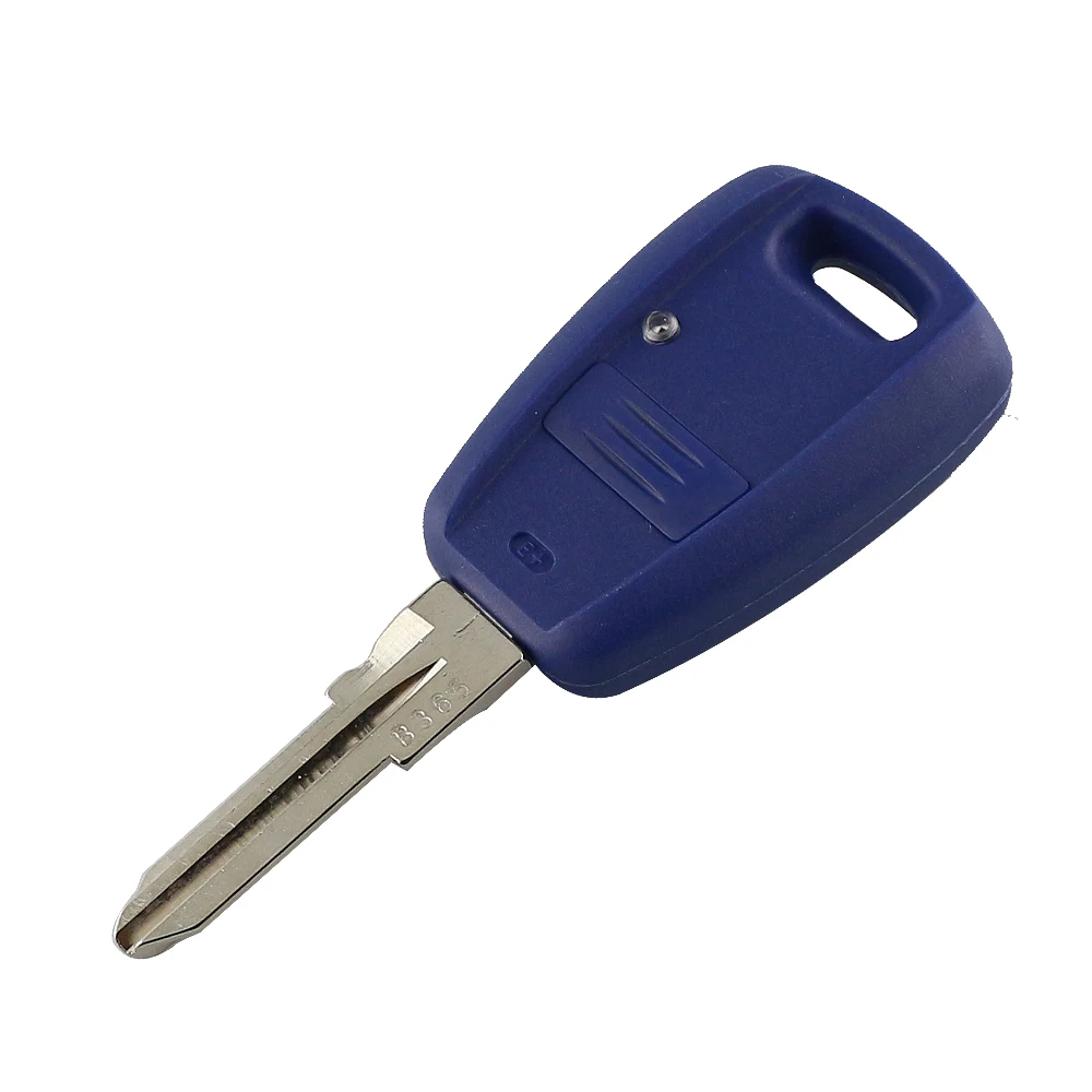YIQIXIN 1 Button For Fiat Punto Doblo Bravo Palio Albea Seicento Stilo Remote Car Key Shell Fob Cover Blue GT15R Blade Key Case