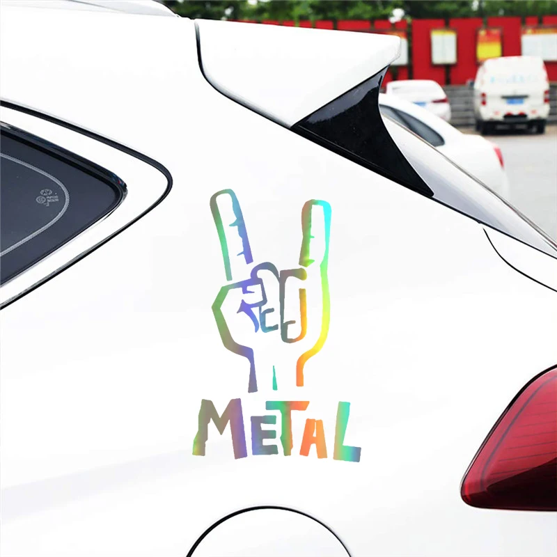 Car Sticker Vinyl 9.114.5cm Heavy Metal Electric Bass Guitar Rock Stickers 3D Decal Motorcycle Auto Wall Sticker on Car Styling (1)
