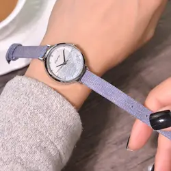 Сращивания циферблат дизайн для женщин Мода часы ретро женский кварцевые часы с винтажный кожанный ремешок 2019 высокое качество дамы