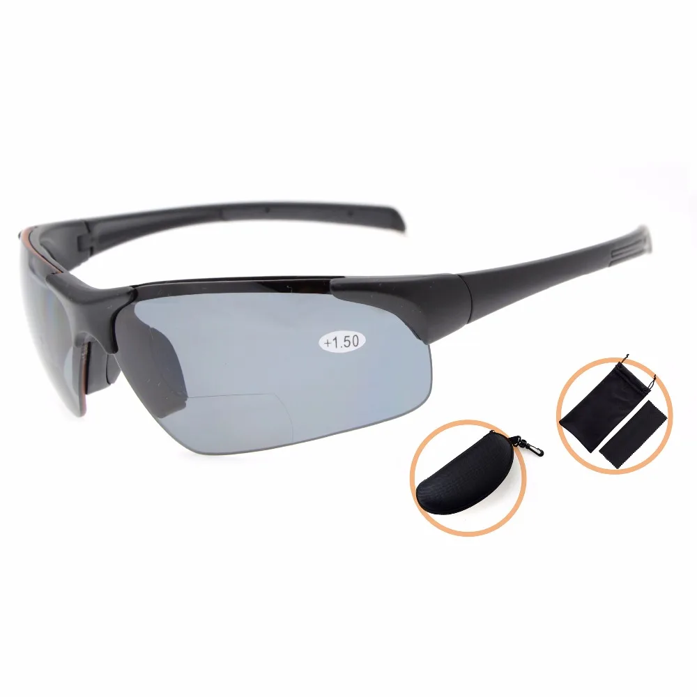 TH6186PGSG Eyekepper TR90 небьющиеся спортивные поликарбонатные поляризационные бифокальные Солнцезащитные очки без оправы