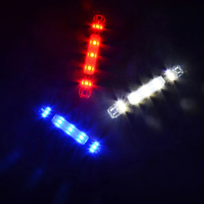 

3Colors Bike Cycling Lights Waterproof 5 LED Bike Taillight Safety Warning Light Bicycle Rear Bycicle Light Tail Lamp