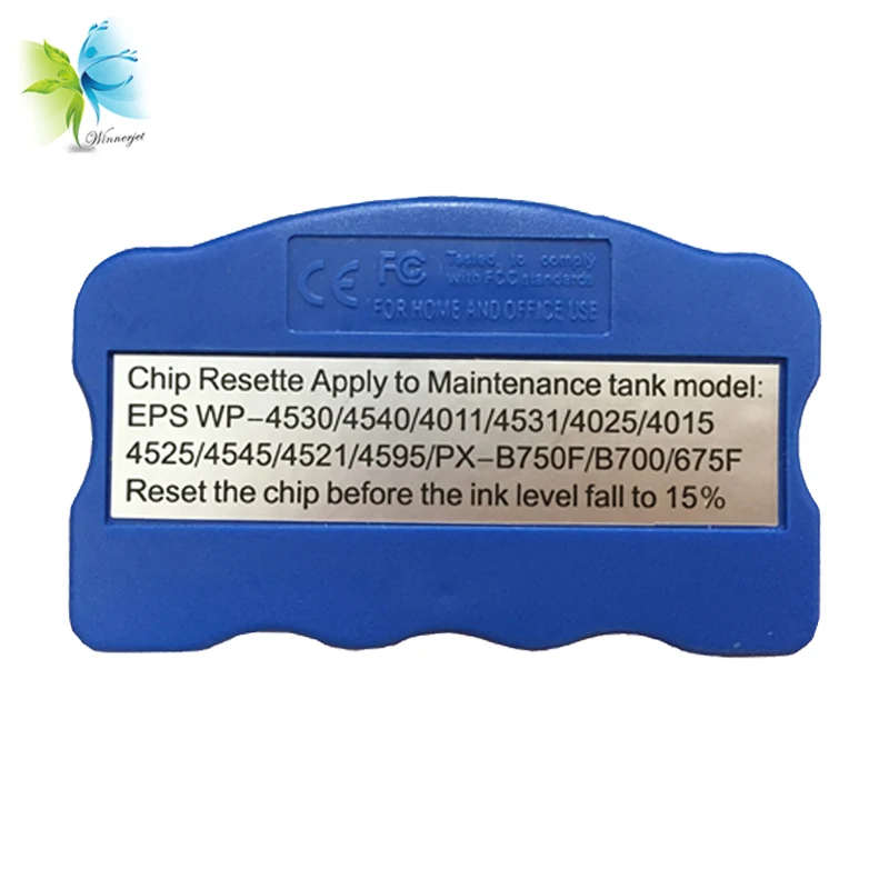 

WINNERJET 2 Pieces T6711 Maintenance Tank Chip Resetter For Epson WorkForce ET-165000 WF-3620 WF-3640 Printer