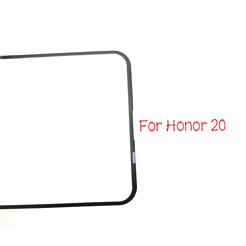 2 шт./лот экран Сенсорная панель внешнее стекло для huawei Honor 20 Pro