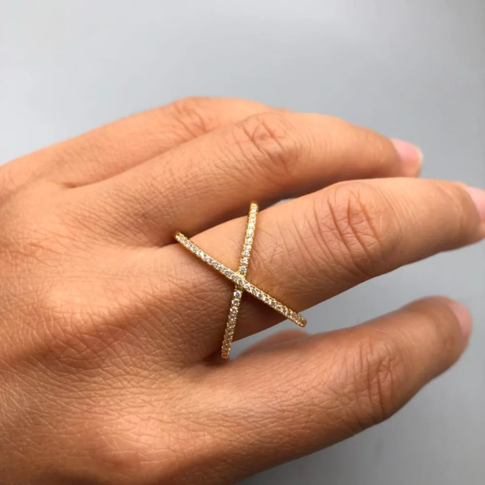 Romantic Men's Ring Simple Fashion X shaped Artificial - Temu