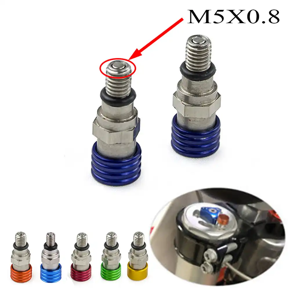 M5x0.8 Fork Air Bleeder Relief Valve For Yamaha YZ85 YZ125 YZ250 YZ250F