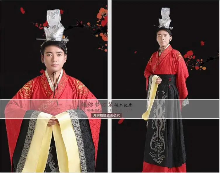 Высококачественный хлопковый Шелковый костюм Древнего Китая одежда Китайский традиционный свадебный костюм ханфу для зарубежной