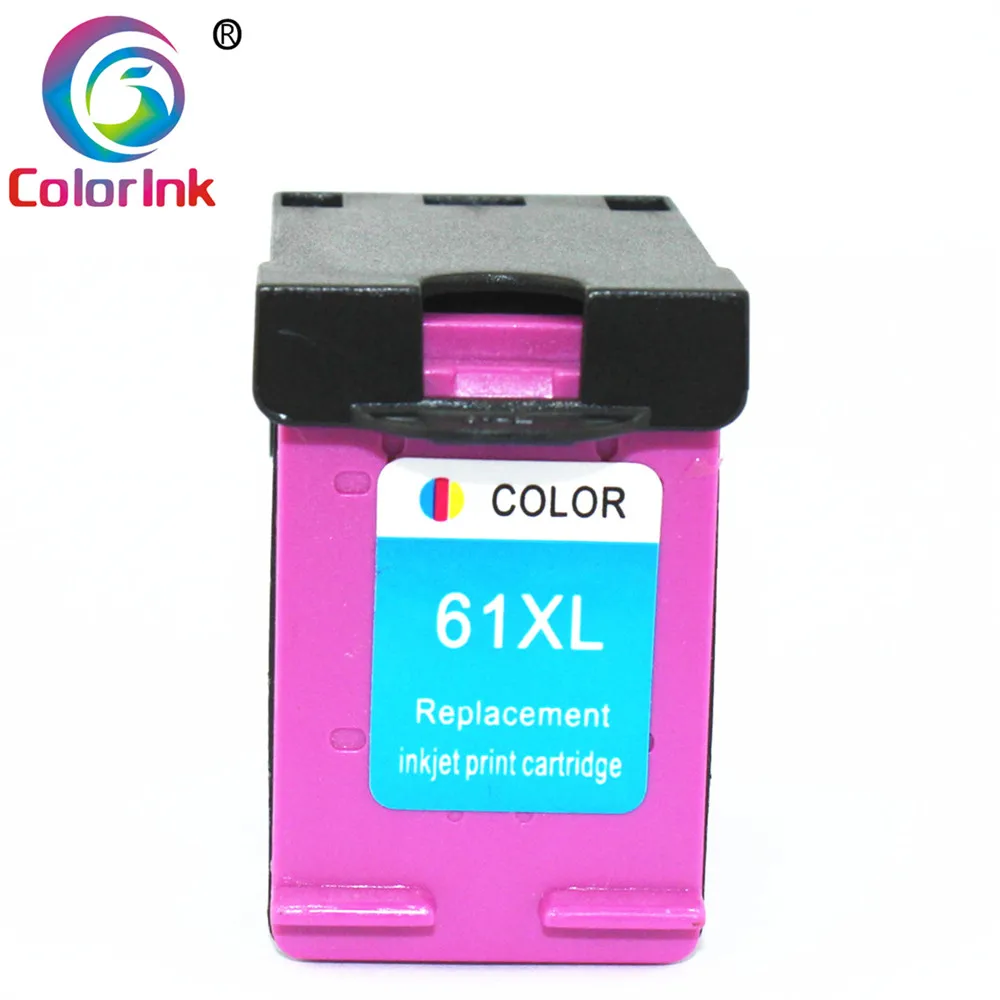 ColoInk 2 шт 61XL черный пополнен чернильный картридж Замена для hp 61 XL для hp 1000 1010 1050 1510 2000 2050 2510 3000 3050