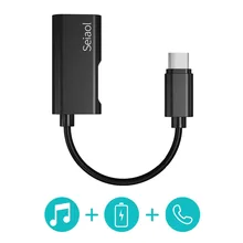 

Auckly Type-C Audio Cable Adapter Type C to 3.5mm jack Audio Splitter USB C Earphone Adapter for Xiaomi Samsung Huawei P20 pro