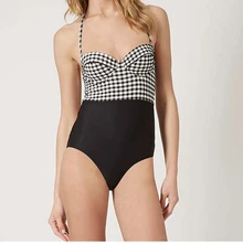 Цельные купальники для плавания, костюмы для женщин, пуш-ап, мягкие, высокое качество, купальный костюм, винтажный купальный костюм