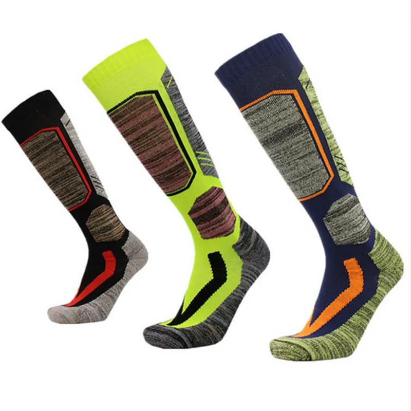 Hewolf спортивные носки баскетбольные зимние теплые мужские и женские теплые длинные Лыжные носки спортивные сноубордические альпинистские походные футбольный носок