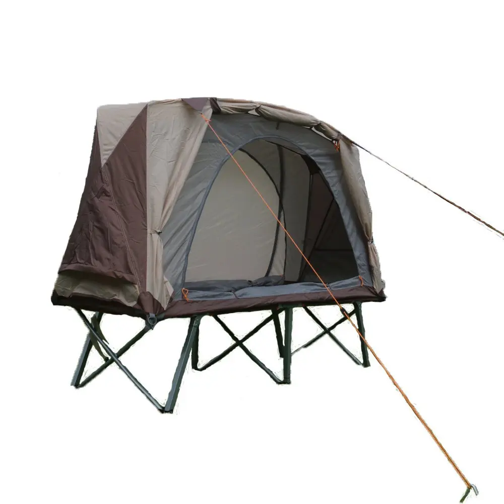 

Ultralight Tent Outdoor Camping Cot 1 Person Single Beach Fishing Tent Double-deck Tent off Ground