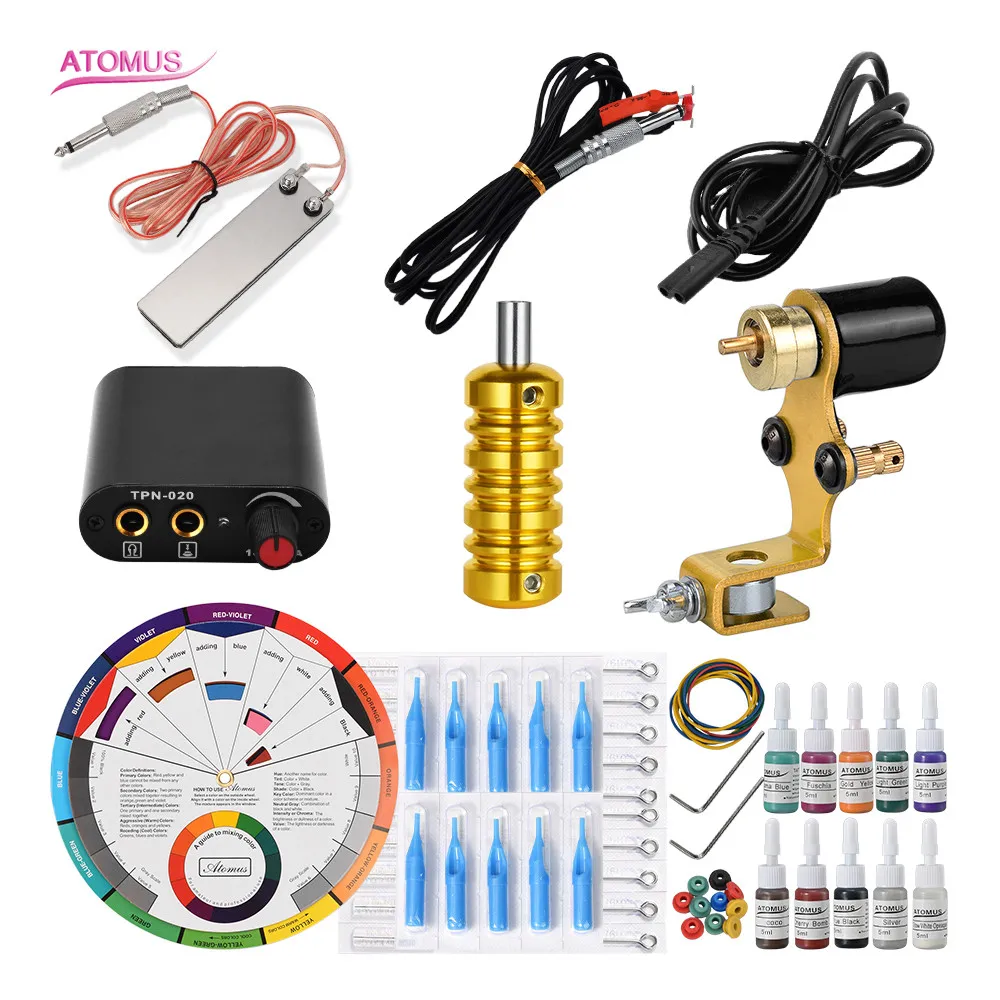 

Tattoo Machine Pro Kit De Tatouage Machines Tattoo Pen Rotary Tattos Professional Tatoo Tattooo Maquina Para Tatuar Rotativa Set