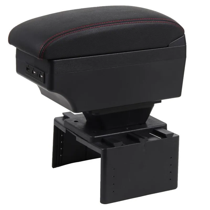 

General armrest box PU Leather car-styling central Store content Universal armrest box with cup holder products accessories