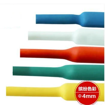

Free Shipping Quality Assurance 10m/ Roll 1KV 2 Times Shrinkage 4MM Diameter PE Heat Shrink Tubing Insulating Bush