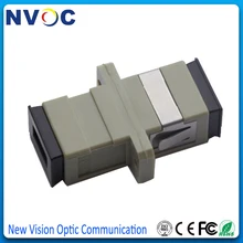 100 шт./лот, Simplex SC SM ММ OM3 фланец, волокно-оптические разъемы, волоконно-оптические адаптеры, волоконно-оптический соединитель