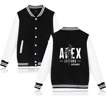 

Apex Legends Jacket Coat Titanfall Men Shooting Character Game Logo Baseball Uniform Printed Casual Clothing Fashion Jacket