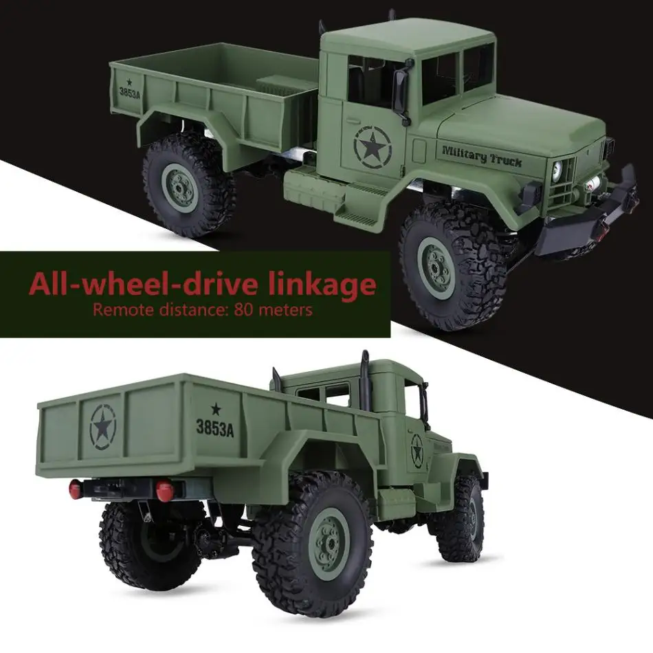 Buy 116 Four Wheel Drive RC Military Truck Remote