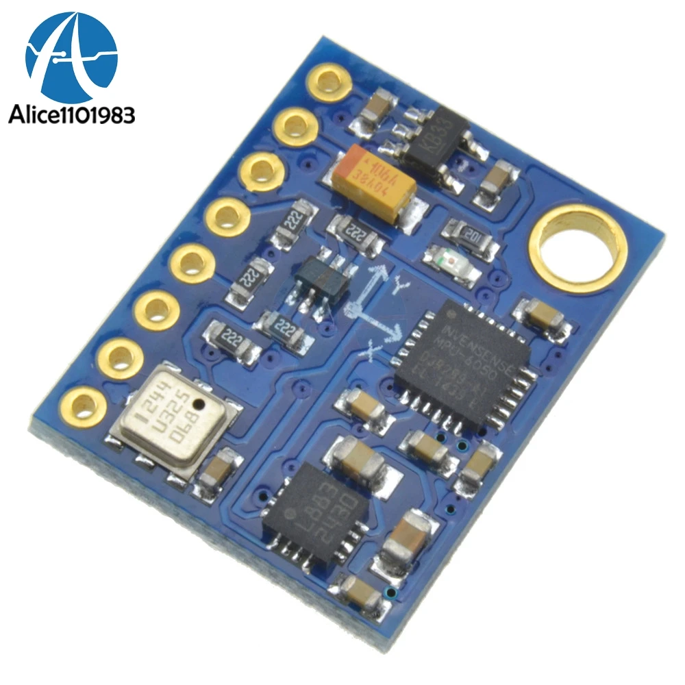 1 комплект GY-87 HMC5883L MPU6050 BMP180 10DOF модуль датчика GY87 для Arduino 5 В мощность высокая точность