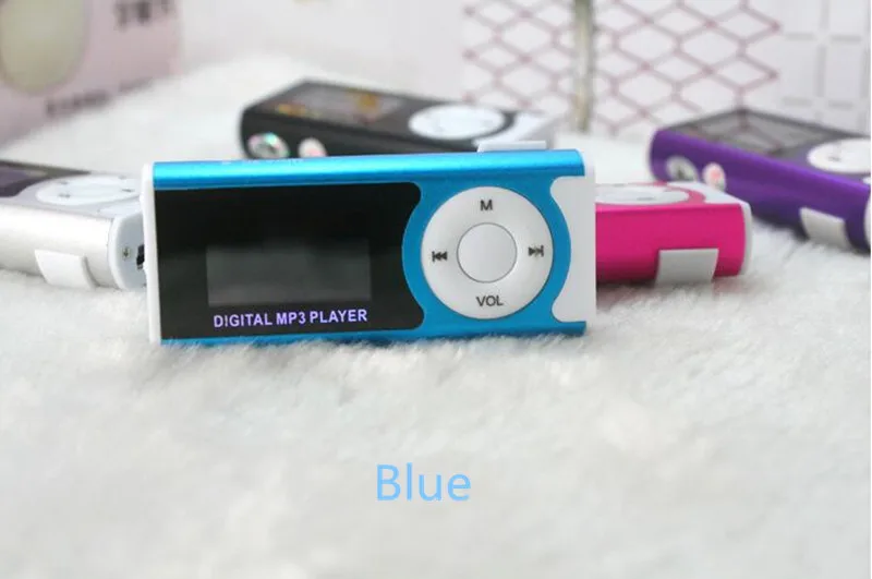 TF карта MP3 плеер с светильник мини металлический зажим USB классический MP3 Музыка Видео Media Player наушником Поддержка Micro sd-карты до 64 Гб SD карты работает музыка