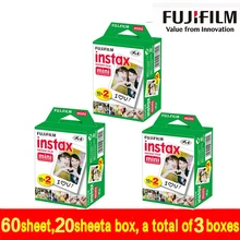 Original 60PCS Fujifilm Fuji Instax Mini White Film 60 Sheet Instant Photo Paper For Instax Mini 8 7s 25 50s SP-1 Camera