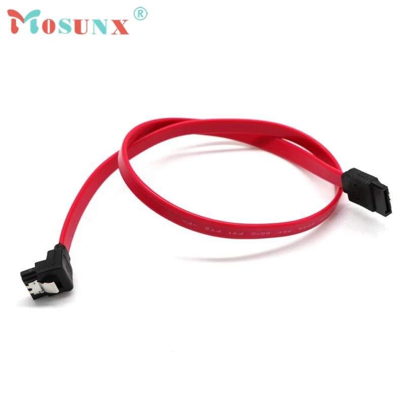 

SATA Cabel High Quality Fast 45cm Right Angle SATA Cable Serial ATA Data Lead Locking Latching S-RA 0.5m Cabo 17July4