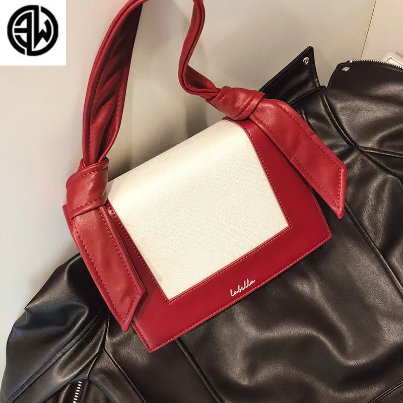 

2018 New Fashion Cute Small Handbags Leather Women Famous Brand Crossbody Bags PatchWork Female Messenger Bags louis gg bag