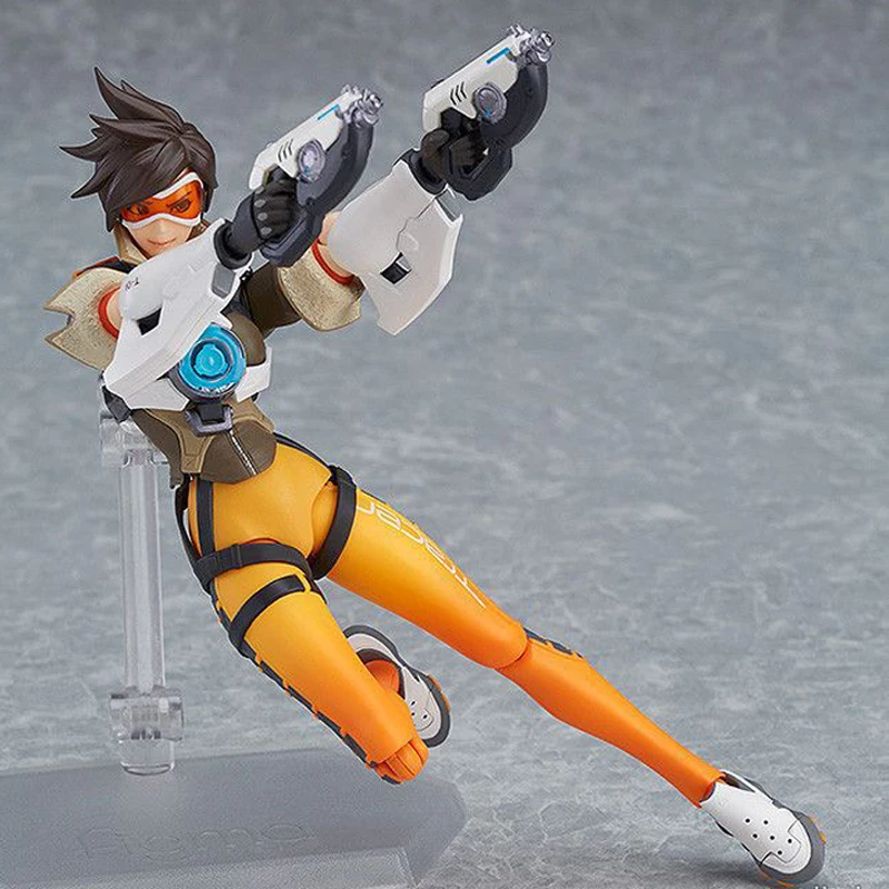 15 см игра Ow Over Watch Character Tracer Figma 352 фигурка Коллекционная для детей игрушки подарки