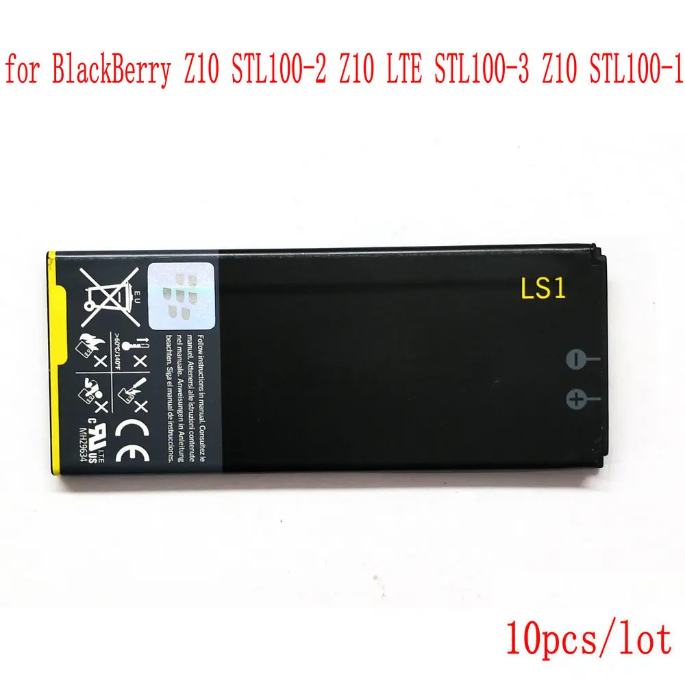 10 шт./лот оригинальный 1800 мА/ч LS1 LS-1 батарея для BlackBerry Z10 STL100-1 LTE STL100-2 STL100-3 с рукавом