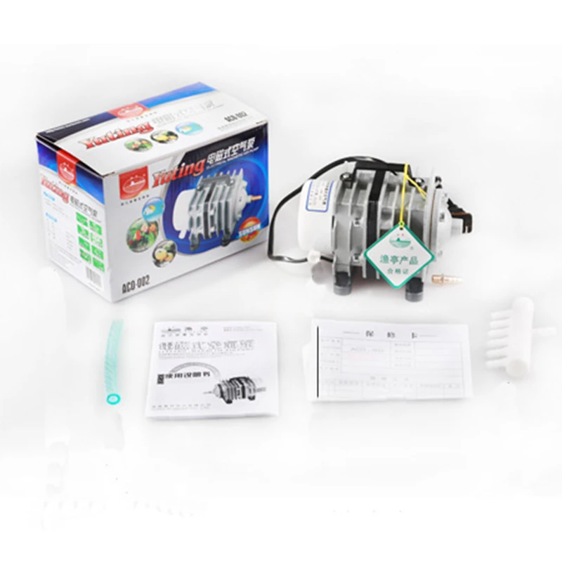 

aquarium electromagnetic air pump aerator 20w/35w ACO-001/ACO-002 with air flow spliter