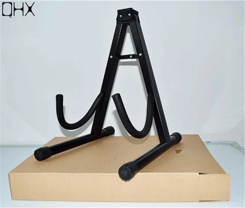 QHX Musical instruments black guitars stand for classic folk jazz