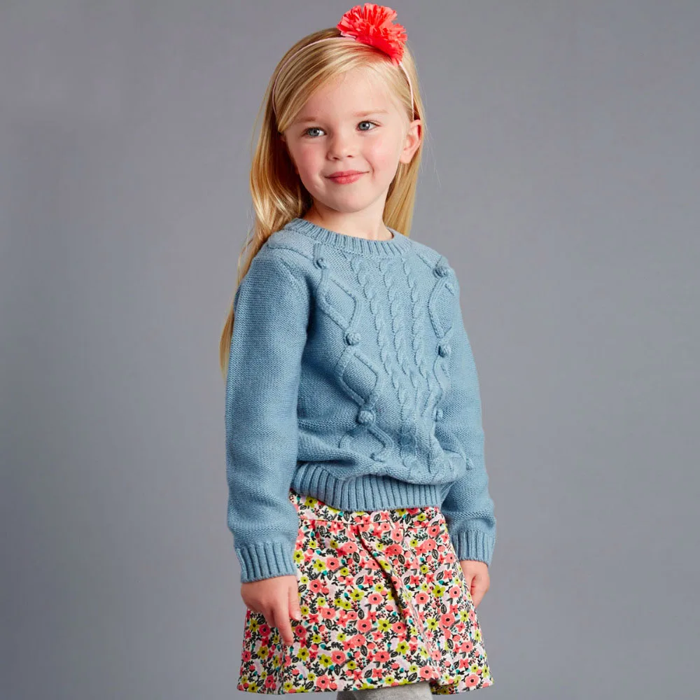 Brand children kids baby girl clothes child toddler baby girl sweater jersey pullover solid