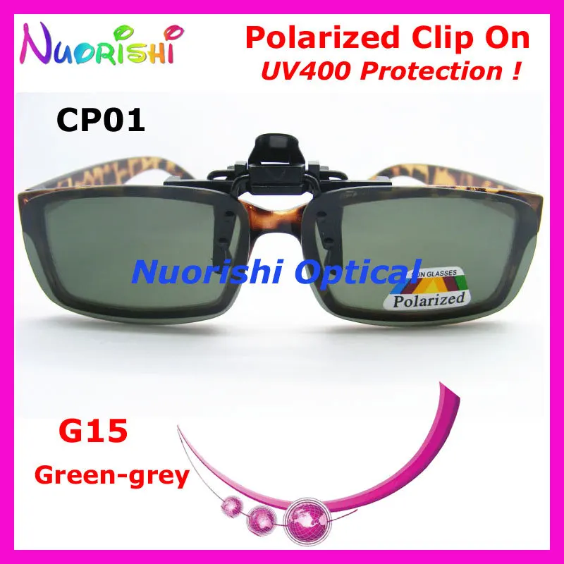 Рекомендуется 10/20 штук CP01 зелено-gery G15 очки Линзы для очков очки, поляризованные, пристегиваемые солнцезащитные очки, солнцезащитные очки с TAC линзой с UV400