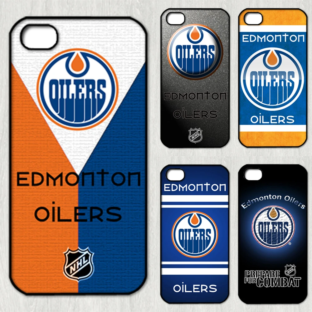 edmonton oilers NHL team logo fashion Ice hockey sport original cell