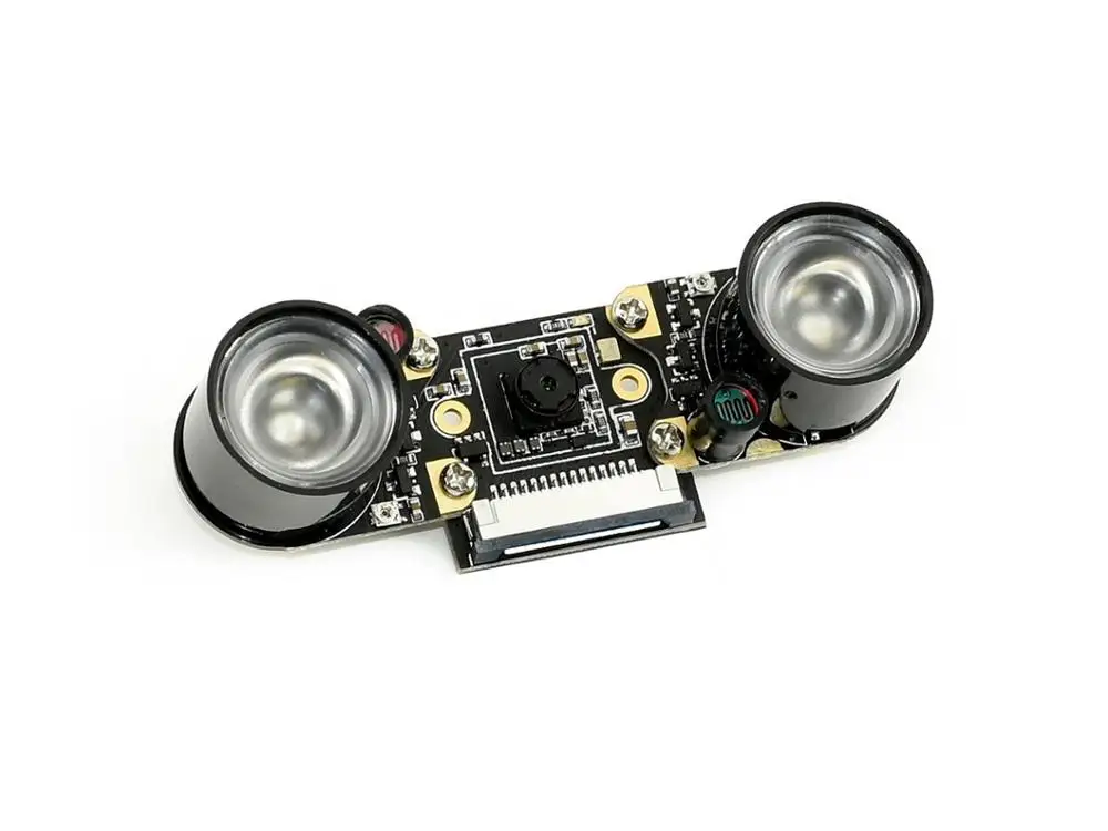 

Камера Waveshare IMX219-77IR, 8 мегапикселей, инфракрасное ночное видение, 77 градусов FOV, подходит для Jetson Nano