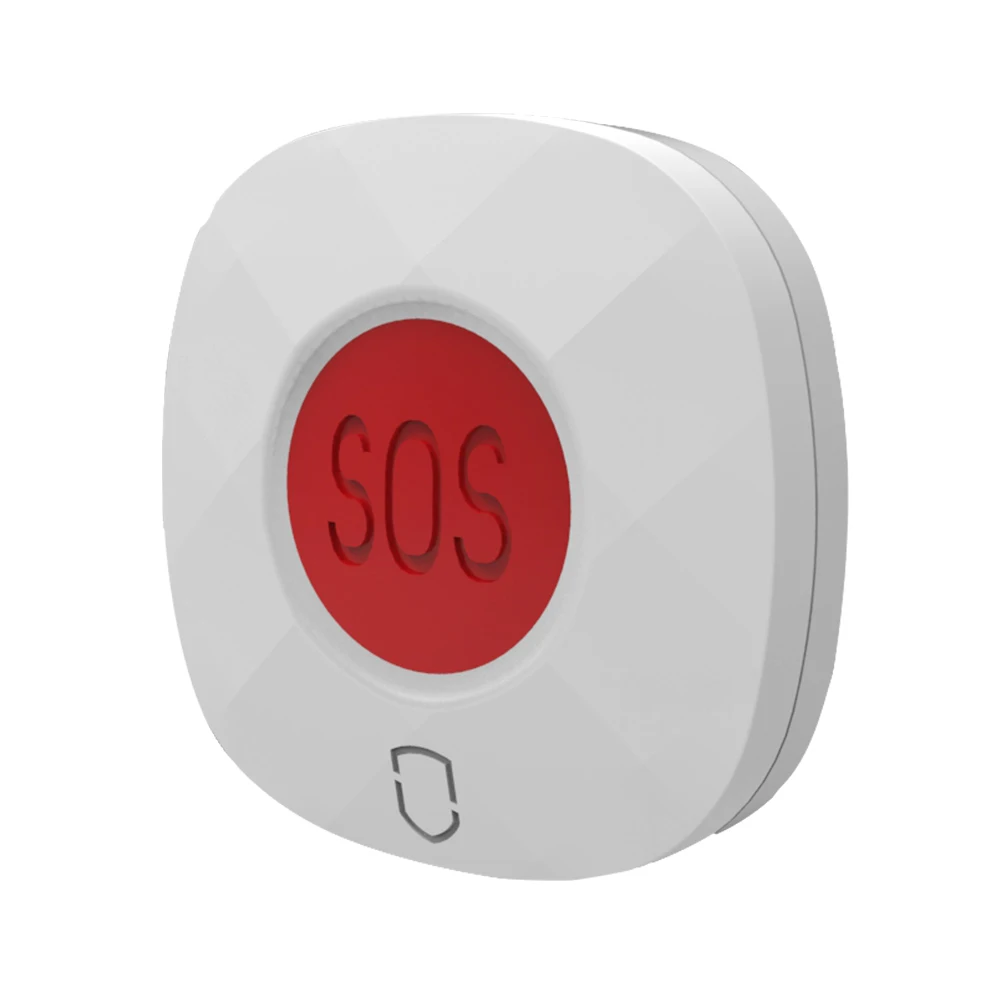 9Pcs Wolf-Guard 433MHz Wireless Emergency Alarm Panic SOS Button Home Hospital Security Alarm System for Elderly/Patients/Child