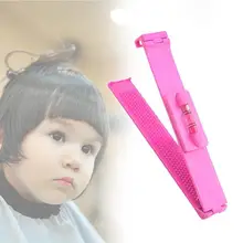 Синий Розовый DIY 1 Набор Женский Триммер для волос бахрома инструмент для резки Расческа гребешок руководство для милой заколка для волос линейка-уровень аксессуары для волос